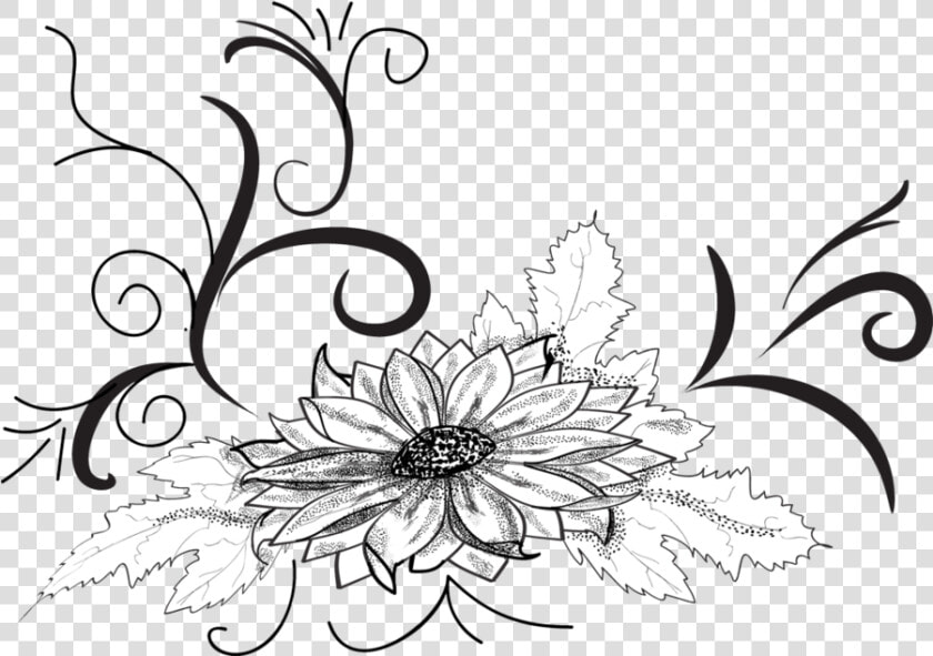 Clipart Arrow Flower   White Flowery Corner Transparent  HD Png DownloadTransparent PNG