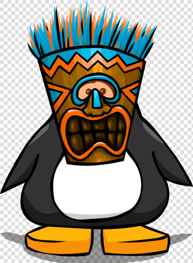 Blue Tiki Mask From A Player Card   Tiki Mask Png  Transparent PngTransparent PNG