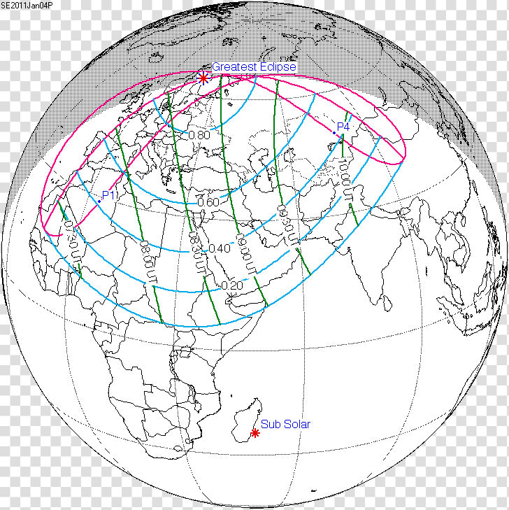 Solar Eclipse Of 2011 January 4   Solar Eclipse January 2011  HD Png DownloadTransparent PNG