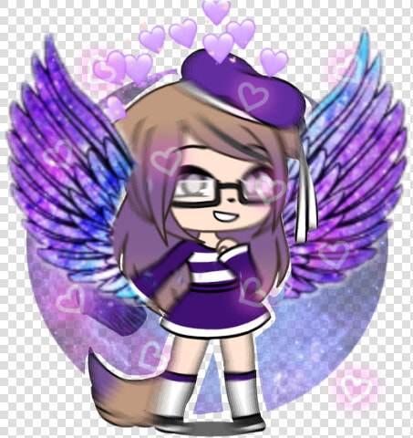  gachalife  gachaedit  purplegalaxy   Fairy  HD Png DownloadTransparent PNG