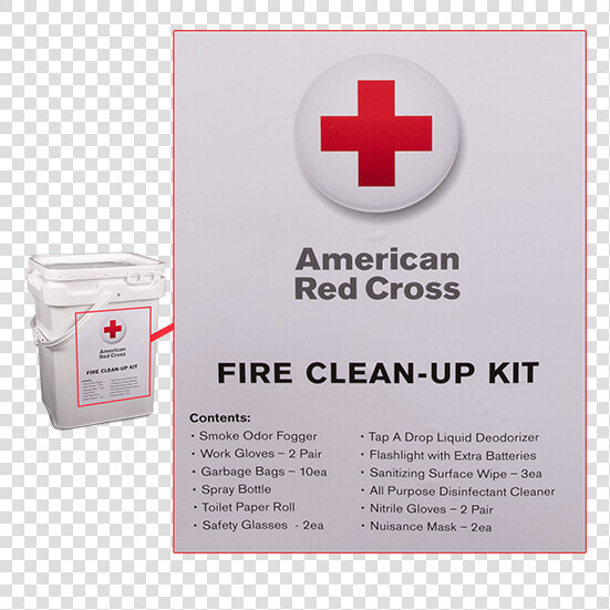 Fire Smoke  amp  Odor Removal Kit   American Red Cross  HD Png DownloadTransparent PNG