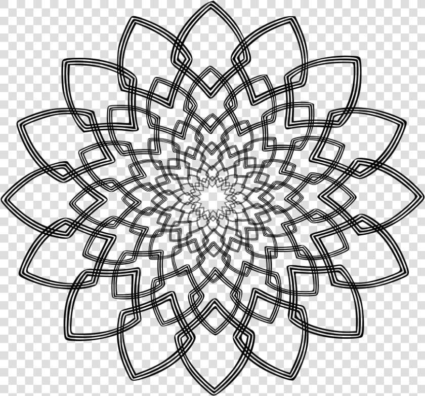 Rose Window 2 Svg Clip Arts   Mindfulness Colouring  HD Png DownloadTransparent PNG