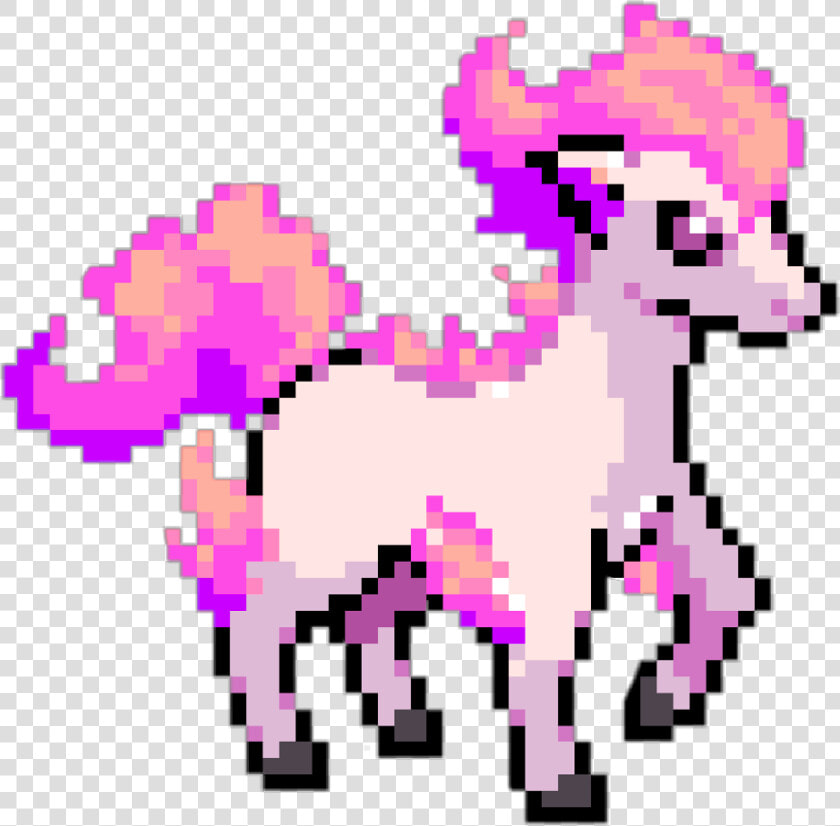 Pixel Art Ponyta   Png Download   Pokemon Pixel Png  Transparent PngTransparent PNG