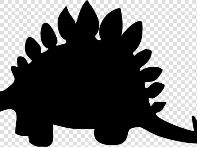 Transparent Dinosaur Silhouette Png   Stegosaurus Clipart Black And White  Png DownloadTransparent PNG