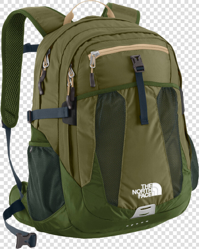 Download This High Resolution Backpack Png Clipart   North Face Olive Green Backpack  Transparent PngTransparent PNG