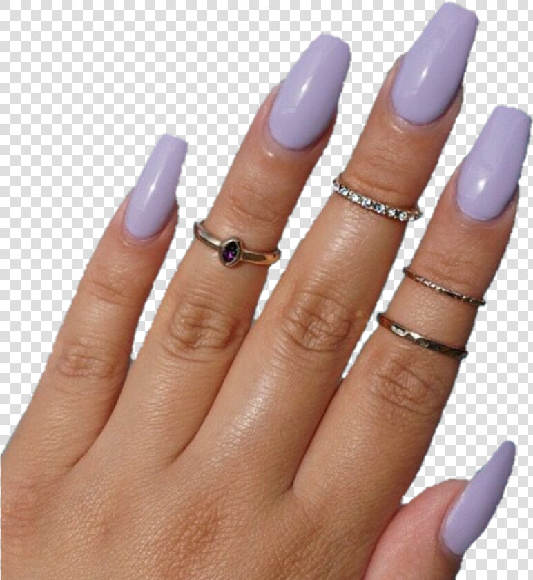  purple  acrylic  acrylicnails  nails  cute  aesthetic  HD Png DownloadTransparent PNG