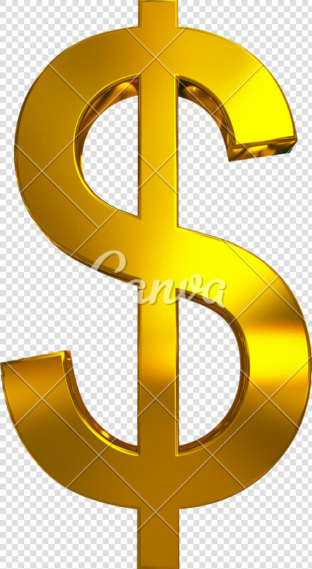 Golden Dollar Sign Transparent Image   Gold Dollar Sign Transparent  HD Png DownloadTransparent PNG