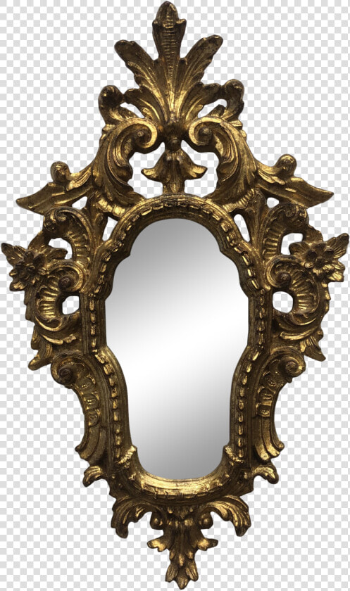 Vintage Gilt Rococco Mirror   Antique  HD Png DownloadTransparent PNG