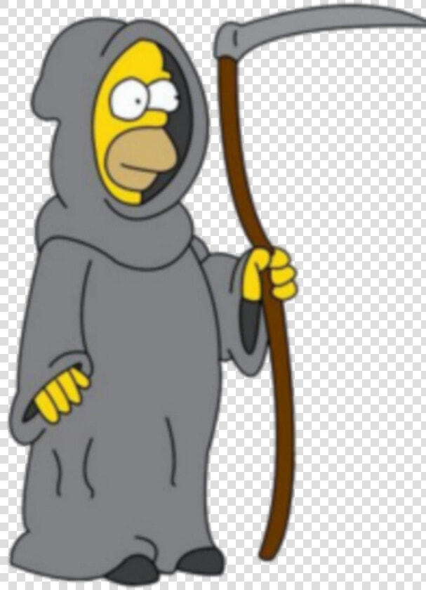 Homer Simpson Grim Reaper Clipart   Png Download   Grim Reaper Homer  Transparent PngTransparent PNG