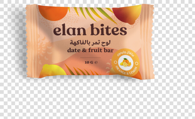 Elan Bites Orange  amp  Lemon 10g Bar Mock Up  HD Png DownloadTransparent PNG