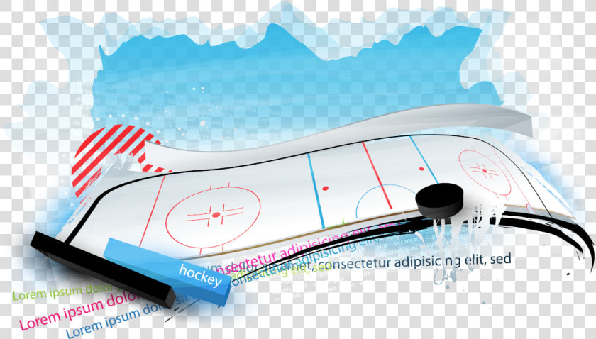 Poster Ice Hockey Silhouette Illustration   Bobsleigh  HD Png DownloadTransparent PNG