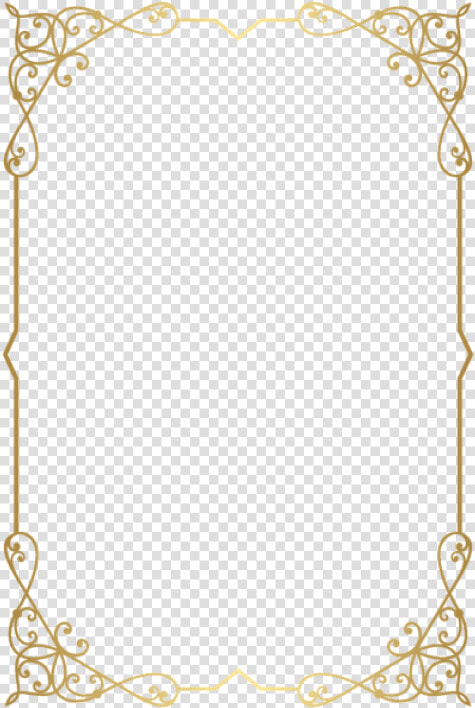 Decorative Border Clipart   Gold Border Clipart  HD Png DownloadTransparent PNG