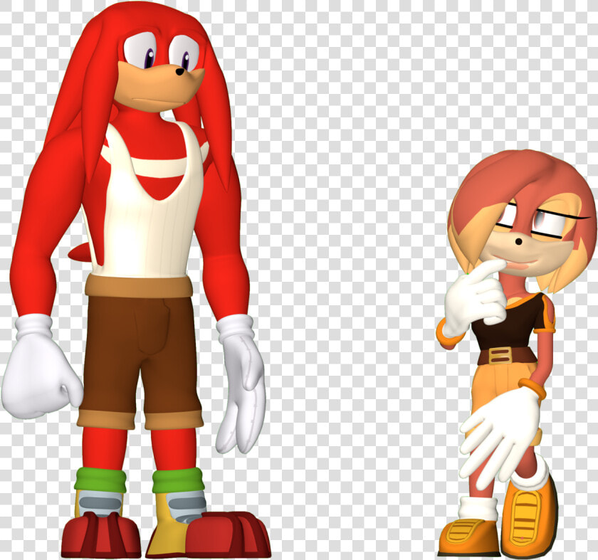 Thick Headed just More Knux And Clem Shipping   Cartoon  HD Png DownloadTransparent PNG