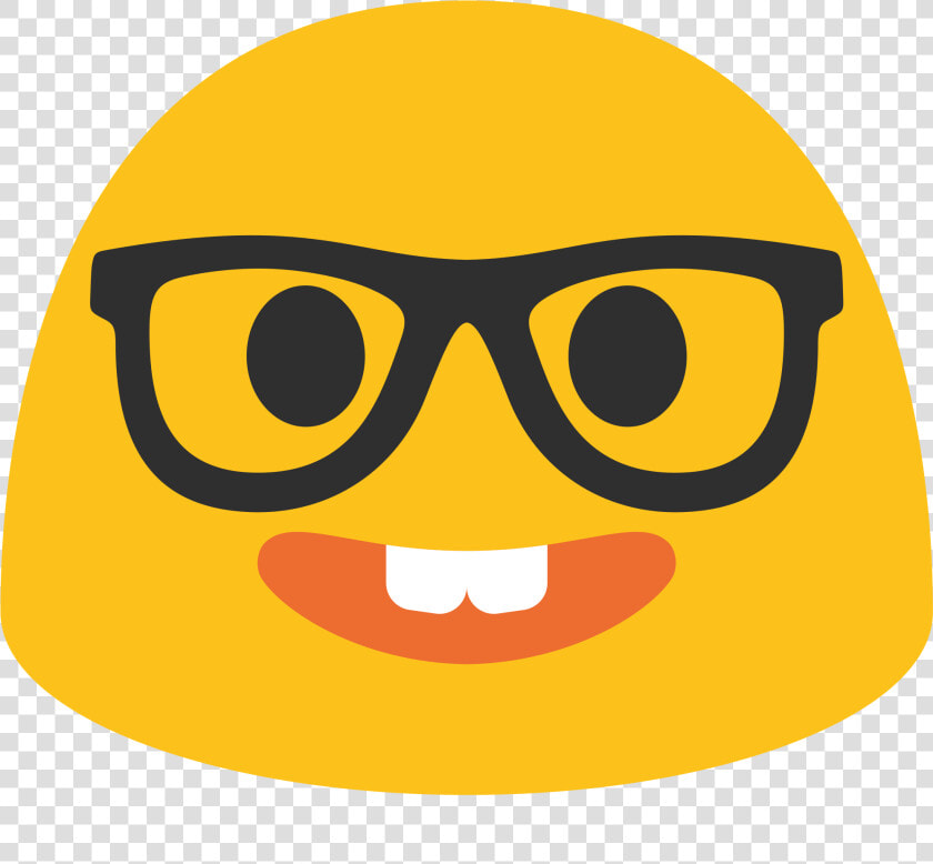 Nerd Transparent Emoji Glass Clip Free Stock   Transparent Background Nerd Emoji  HD Png DownloadTransparent PNG