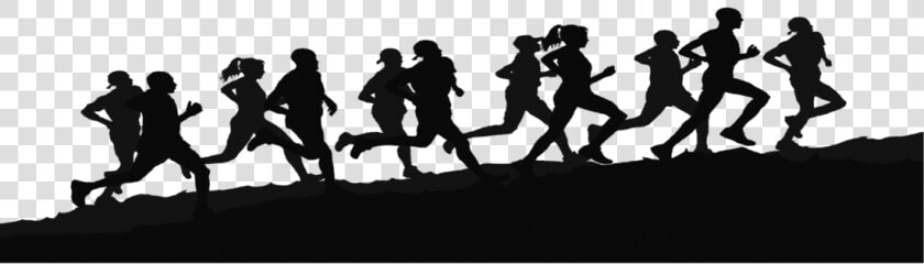 Safe  amp  Sober Annual 5k Run walk   Silhouette People Running Png  Transparent PngTransparent PNG