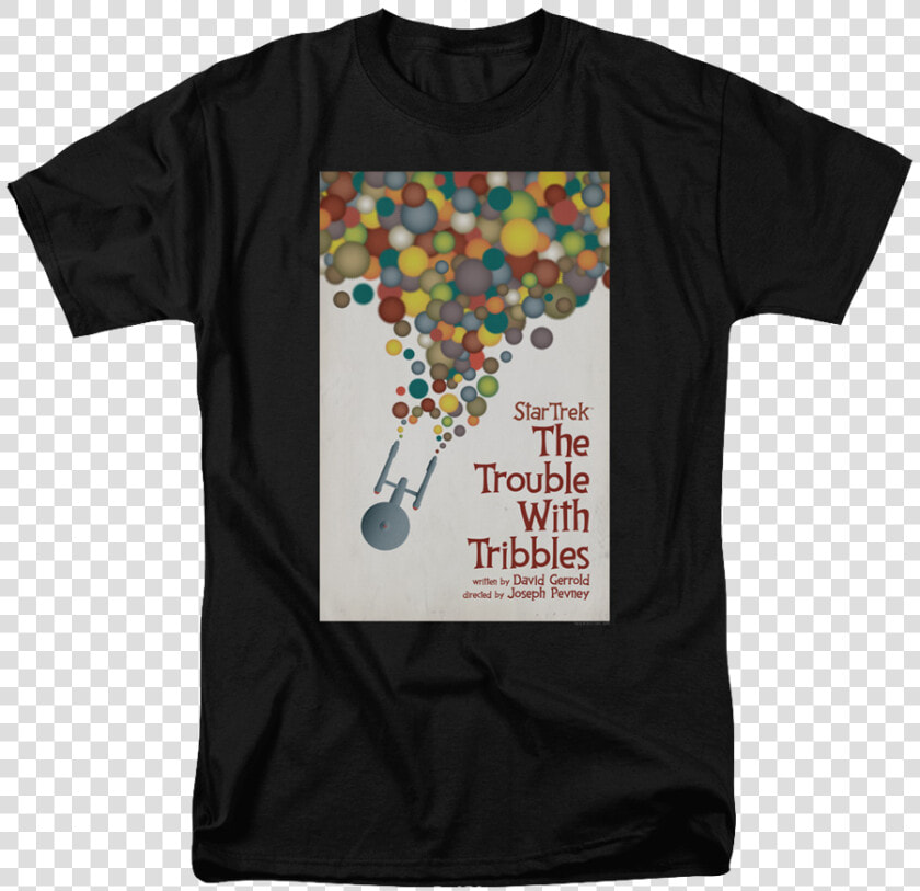 Trouble With Tribbles Star Trek T shirt   Star Trek Episoden Poster  HD Png DownloadTransparent PNG