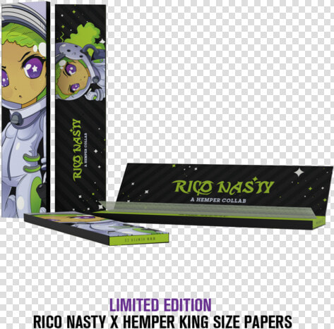 Limited Edition Rico Nasty King Size Rolling Papers   Smoking Paper Limited Edition  HD Png DownloadTransparent PNG