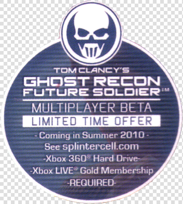 Ubisoft Are Stressing The Gamers Will Need To Have   Ghost Recon Future Soldier  HD Png DownloadTransparent PNG