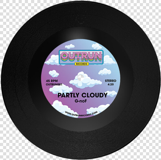 Partly Cloudy Vinyl Render 2   Circle  HD Png DownloadTransparent PNG