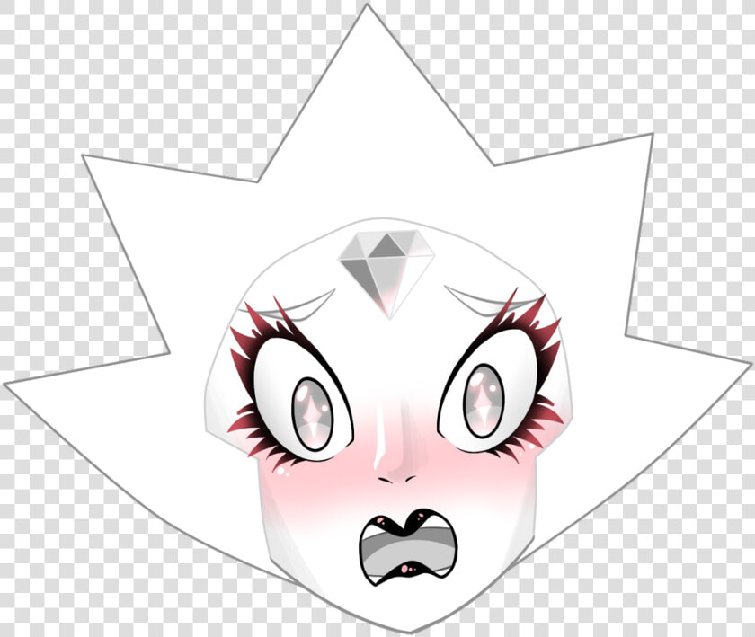 White Diamond Blushing  HD Png DownloadTransparent PNG