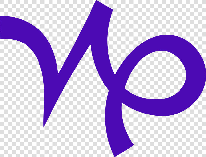 Area purple text   Capricorn Symbol  HD Png DownloadTransparent PNG