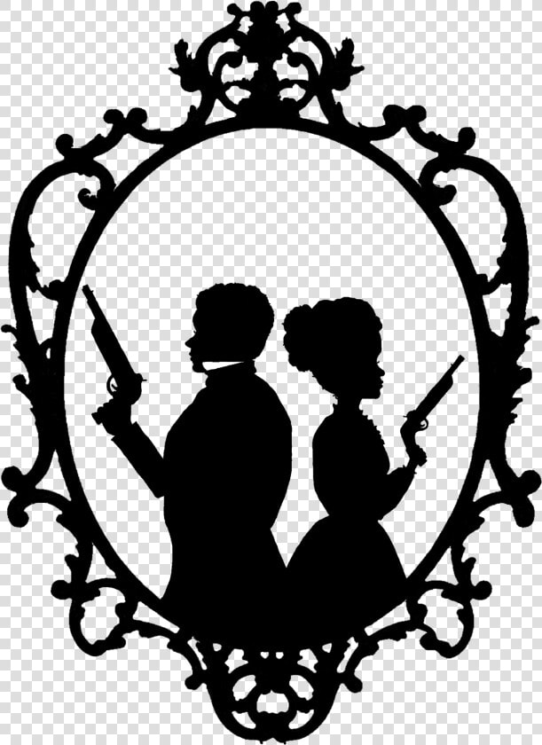 Acrylic Drawing Silhouette   Transparent Gothic Frame Png  Png DownloadTransparent PNG