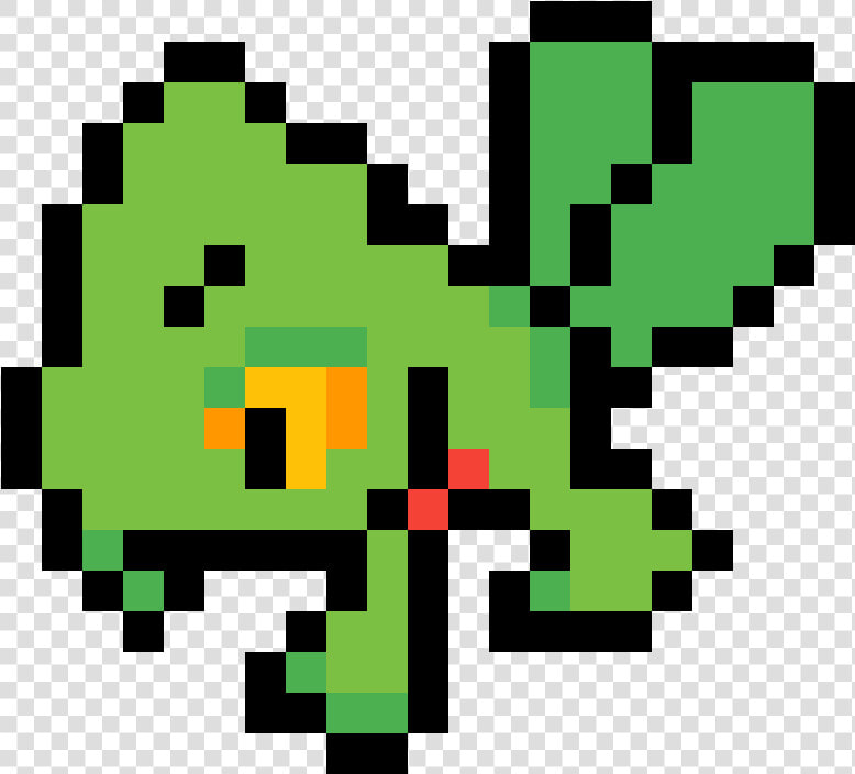 Treecko Pixel Art  HD Png DownloadTransparent PNG