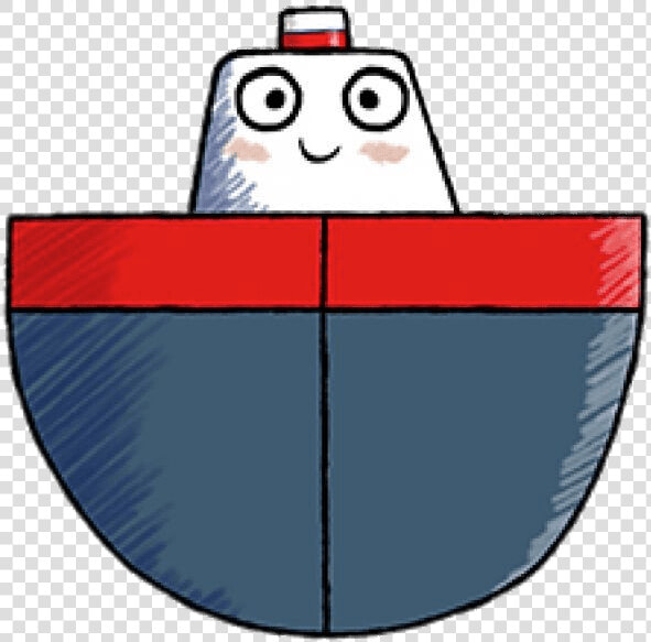 Pop The Ocean Liner Front View   Cartoon  HD Png DownloadTransparent PNG