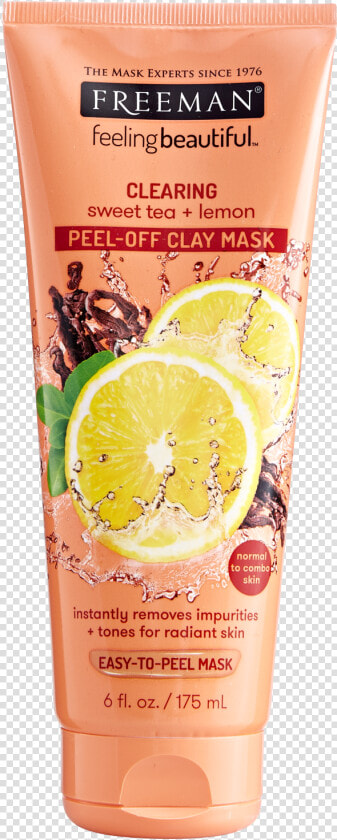 Freeman Sweet Tea And Lemon Peel Off Clay Mask  HD Png DownloadTransparent PNG