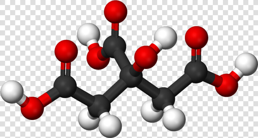 Citric Ac   Citric Acid Molecular Model  HD Png DownloadTransparent PNG