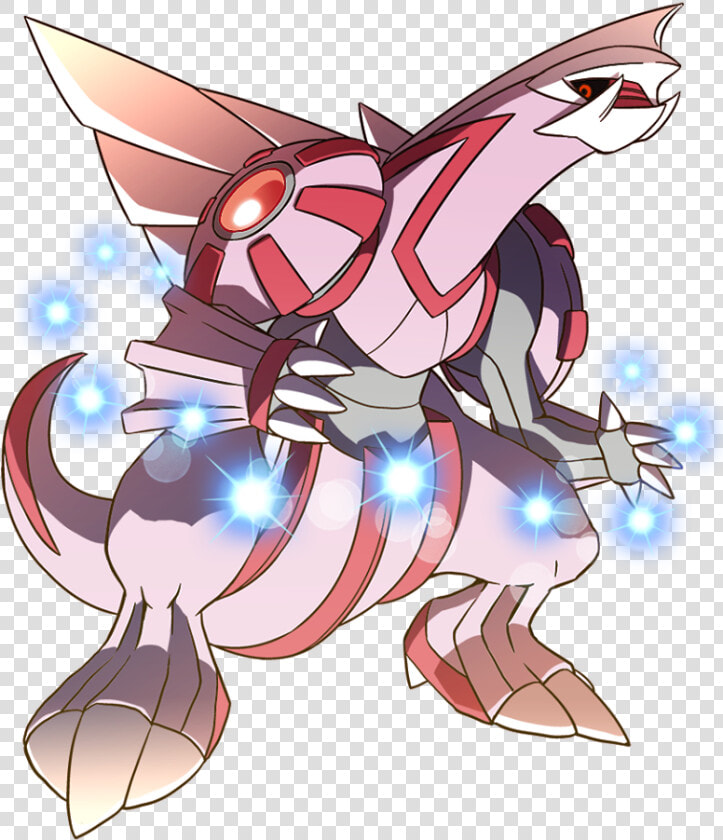 Transparent Palkia Png   White And Pink Legendary Pokemon  Png DownloadTransparent PNG