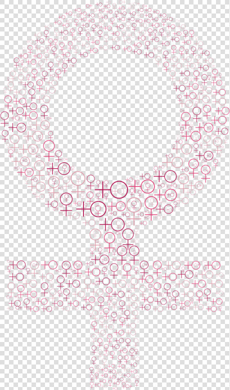 Female Symbol Fractal No Background   Circle  HD Png DownloadTransparent PNG