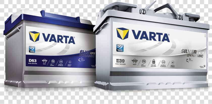 Transparent Car Battery Png   Johnson Controls Varta Agm  Png DownloadTransparent PNG