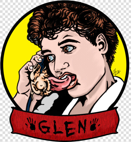 Glenn Licked By Freddy Final V3   Illustration  HD Png DownloadTransparent PNG