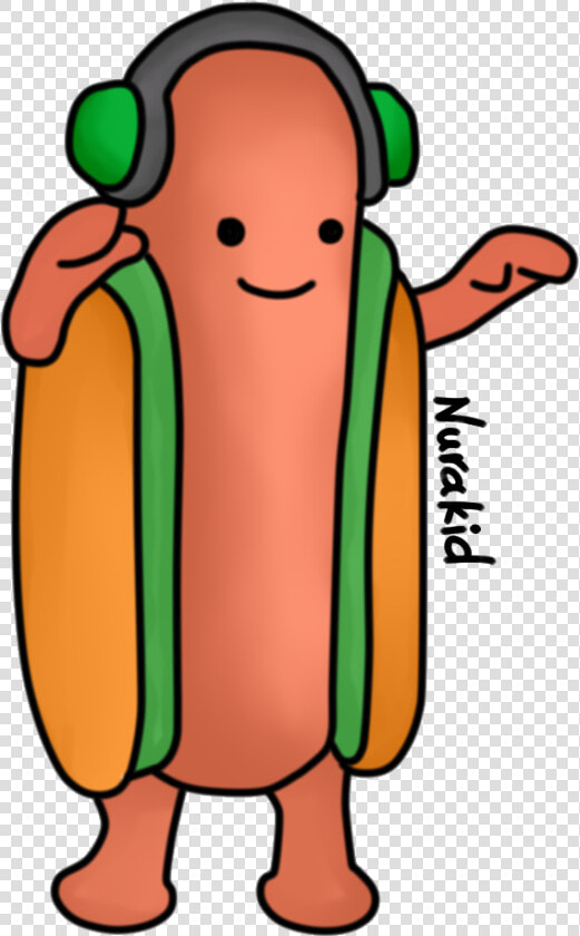 Hot Dog By Nurakid   Dancing Hot Dog Cartoon  HD Png DownloadTransparent PNG