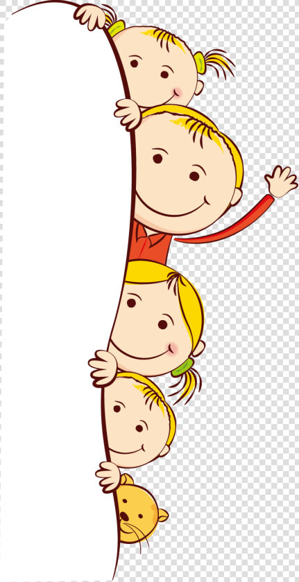 Cute Frame Kids Cartoon Child Free Clipart Hd   Kids Cartoon Png  Transparent PngTransparent PNG