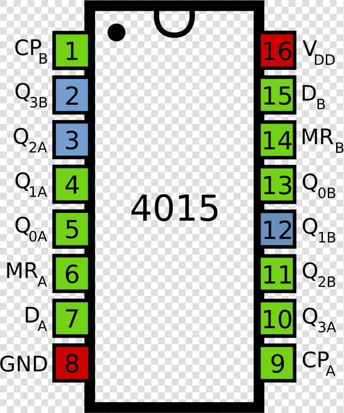 Cd4021 Pinout  HD Png DownloadTransparent PNG