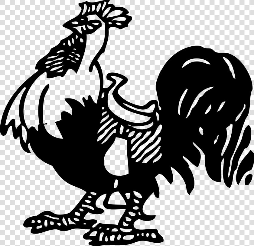 Rooster With A Saddle Clip Arts   Rooster Wearing A Saddle  HD Png DownloadTransparent PNG