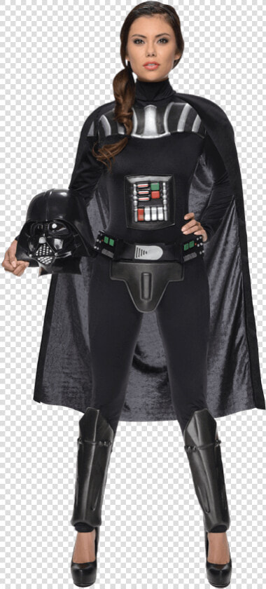 Womens Darth Vader Jumpsuit Costume   Star Wars Miss Darth Vader  HD Png DownloadTransparent PNG