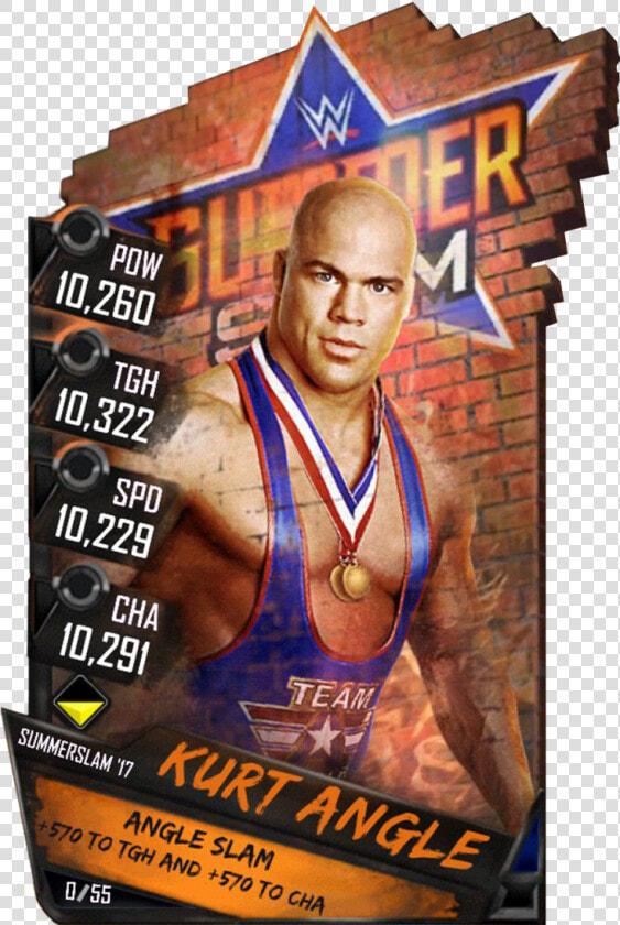 Supercard Kurtangle S3 15 Summerslam17 Halloffame   Undertaker Wwe Supercard  HD Png DownloadTransparent PNG