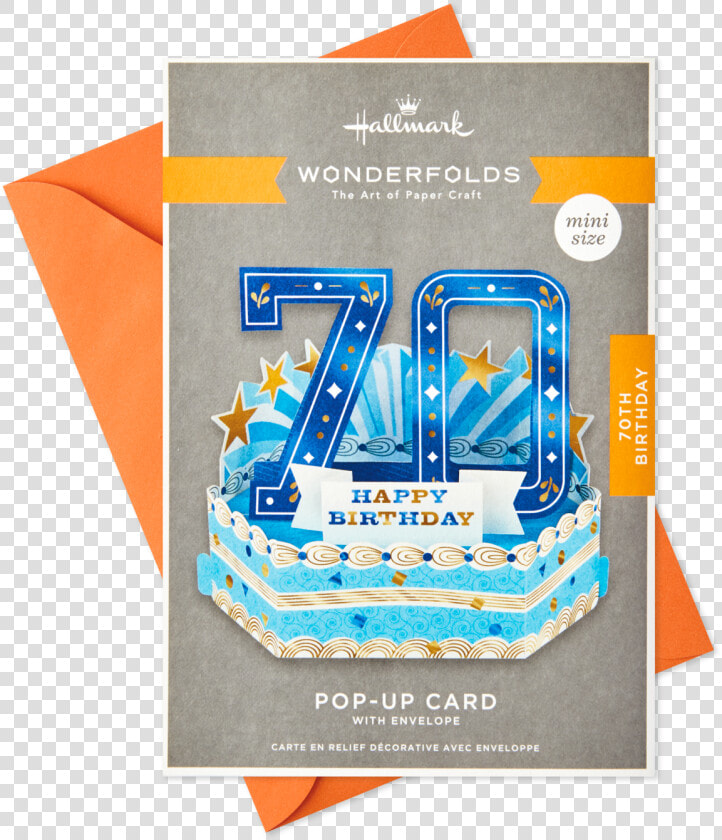 Celebrating You Mini Pop Up 70th Birthday Card Clipart   Paper  HD Png DownloadTransparent PNG