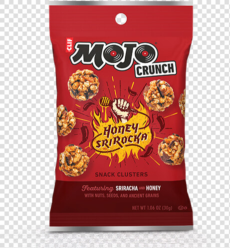 Honey Srirocka Packaging   Clif Mojo Crunch Honey Sriracha  HD Png DownloadTransparent PNG