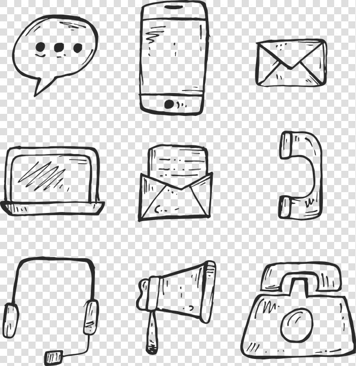 Icon  Phone  Hand Drawn  Communication  Sign  Web   Icon  HD Png DownloadTransparent PNG