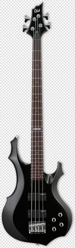 Esp Ltd F 104 Black Bass Guitar   Ltd F 105 Bass  HD Png DownloadTransparent PNG