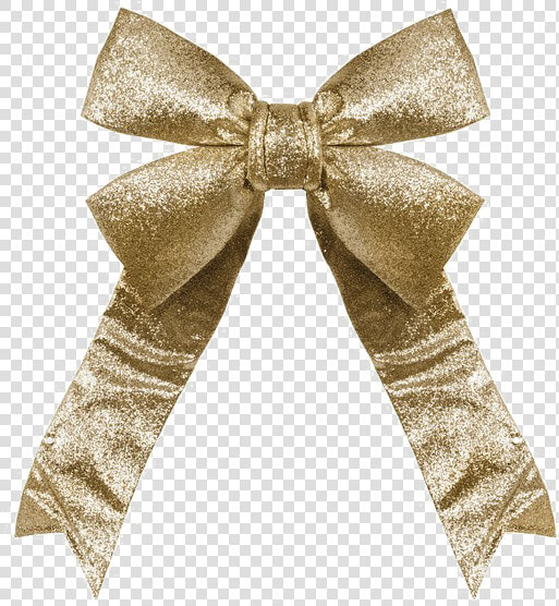 Glitter Bow Ribbon Transparent Images   Transparent Gold Glitter Bow  HD Png DownloadTransparent PNG