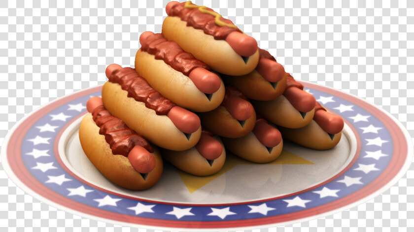 Plate Of Hot Dogs Png   Plate Of Hot Dogs Transparent  Png DownloadTransparent PNG