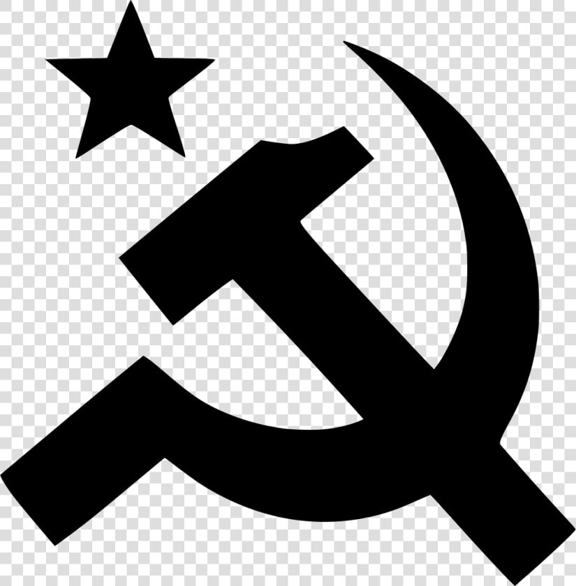 Transparent Communist Star Png   Russian Hammer And Sickle  Png DownloadTransparent PNG