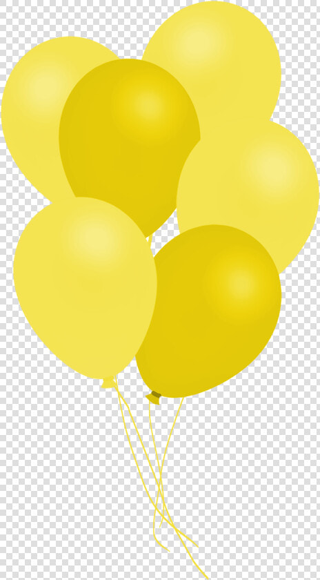 Bunch Of Yellow Balloons   Balloon  HD Png DownloadTransparent PNG