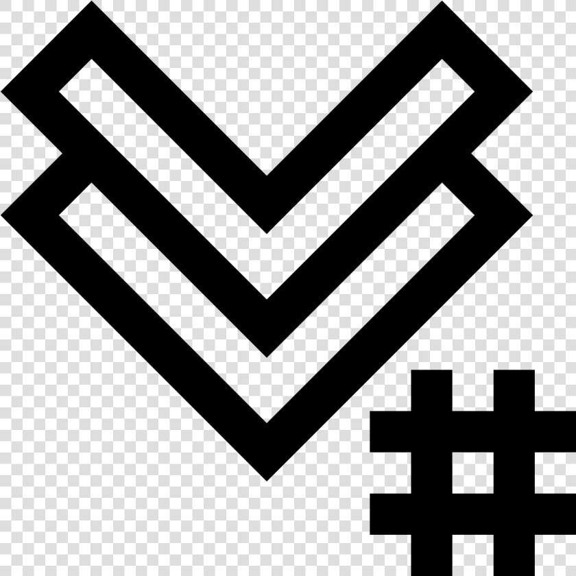 Hashtag Segno A V Icon  HD Png DownloadTransparent PNG