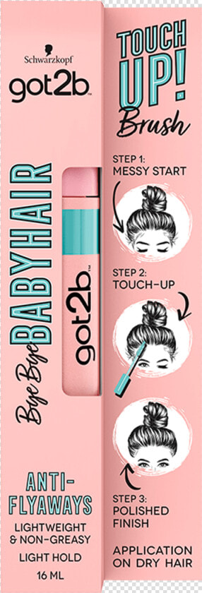 Got2b Com Bye Bye Baby Hair Touch Up   Brush  HD Png DownloadTransparent PNG